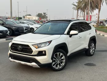 TOYOTA RAV4 LIMITED 360 CAMERA 2.5L HYBRID V4 2019 MODEL YEAR WHITE