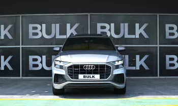 Audi Q8 2019 Model Year S-Line 55 TFSI GCC Specs Panoramic Roof Silver Color