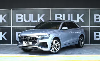 Audi Q8 2019 Model Year S-Line 55 TFSI GCC Specs Panoramic Roof Silver Color