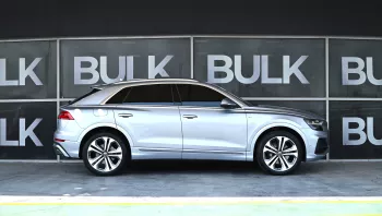 Audi Q8 2019 Model Year S-Line 55 TFSI GCC Specs Panoramic Roof Silver Color