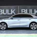 Audi Q8 2019 Model Year S-Line 55 TFSI GCC Specs Panoramic Roof Silver Color - Thumbnail 5