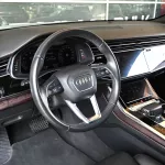 Audi Q8 2019 Model Year S-Line 55 TFSI GCC Specs Panoramic Roof Silver Color - Thumbnail 12