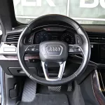 Audi Q8 2019 Model Year S-Line 55 TFSI GCC Specs Panoramic Roof Silver Color - Thumbnail 11
