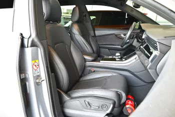 Audi Q8 2019 Model Year S-Line 55 TFSI GCC Specs Panoramic Roof Silver Color