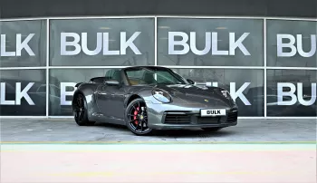Porsche Carrera 911 S Cabrio 2020 Model Year Gray Color Exterior