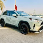 TOYOTA RAV4 XLE 2.4L PETROL 2021 MODEL YEAR GREEN COLOR - Thumbnail 3