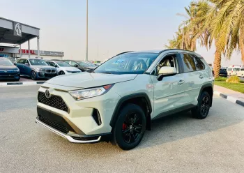 TOYOTA RAV4 XLE 2.4L PETROL 2021 MODEL YEAR GREEN COLOR