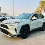 TOYOTA RAV4 XLE 2.4L PETROL 2021 MODEL YEAR GREEN COLOR - Thumbnail 2