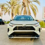 TOYOTA RAV4 XLE 2.4L PETROL 2021 MODEL YEAR GREEN COLOR - Thumbnail 1