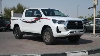 Toyota Hilux 2.4L Diesel D/CAB 2023 Model Year White Color Exterior