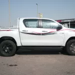 Toyota Hilux 2.4L Diesel D/CAB 2023 Model Year White Color Exterior - Thumbnail 3