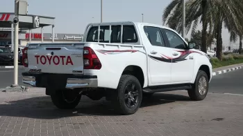 Toyota Hilux 2.4L Diesel D/CAB 2023 Model Year White Color Exterior
