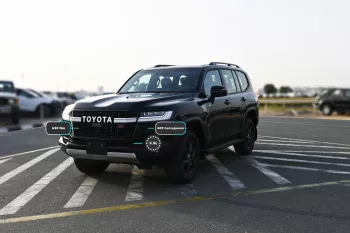 Toyota Land Cruiser GR sport 3.5L Twin Turbo 2024 Model Year Black Color