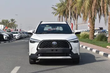 Toyota Corolla Cross 1.8L Hybrid 2024 Model Year White Color Exterior