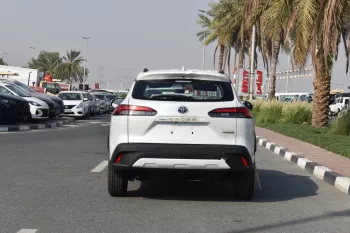 Toyota Corolla Cross 1.8L Hybrid 2024 Model Year White Color Exterior