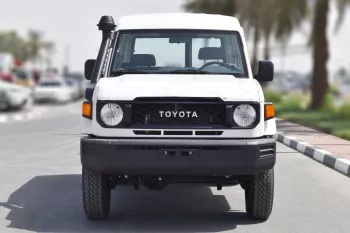 Toyota Land Cruiser Hard Top 4.5L Diesel V8 M/T 2024 Model Year White Color