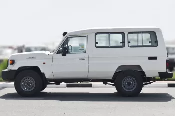 Toyota Land Cruiser Hard Top 4.5L Diesel V8 M/T 2024 Model Year White Color