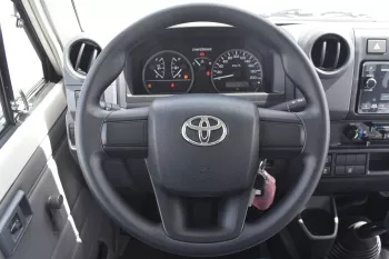 Toyota Land Cruiser Hard Top 4.5L Diesel V8 M/T 2024 Model Year White Color