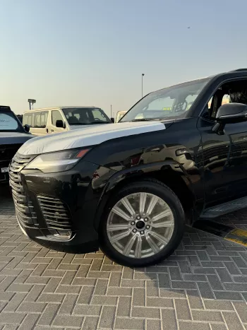 Lexus LX600 VIP 3.5L V6 2023 Model Year Black Color Exterior with Radar