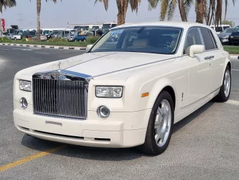 Rolls-Royce Phantom Japanese Specs 2004 Model Year White Color