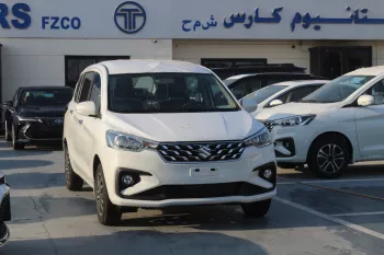 NEW SUZUKI ERTIGA GLX 1.5L PETROL 2025 MODEL WHITE COLOR EXTERIOR