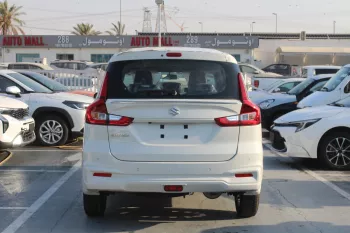 NEW SUZUKI ERTIGA GLX 1.5L PETROL 2025 MODEL WHITE COLOR EXTERIOR