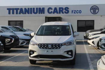 NEW SUZUKI ERTIGA GLX 1.5L PETROL 2025 MODEL WHITE COLOR EXTERIOR