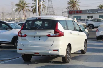 NEW SUZUKI ERTIGA GLX 1.5L PETROL 2025 MODEL WHITE COLOR EXTERIOR