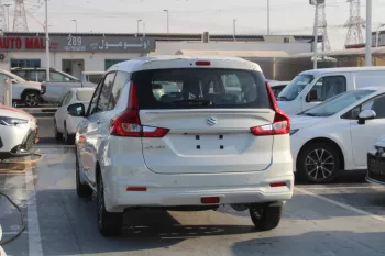 NEW SUZUKI ERTIGA GLX 1.5L PETROL 2025 MODEL WHITE COLOR EXTERIOR