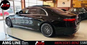 MERCEDES BENZ S580 AMG LINE 2021 MODEL YEAR BLACK COLOR