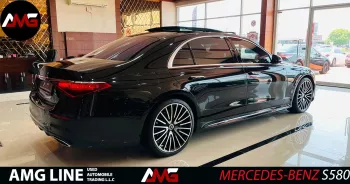 MERCEDES BENZ S580 AMG LINE 2021 MODEL YEAR BLACK COLOR