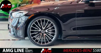 MERCEDES BENZ S580 AMG LINE 2021 MODEL YEAR BLACK COLOR