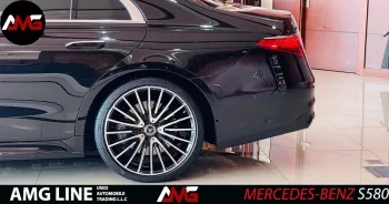 MERCEDES BENZ S580 AMG LINE 2021 MODEL YEAR BLACK COLOR