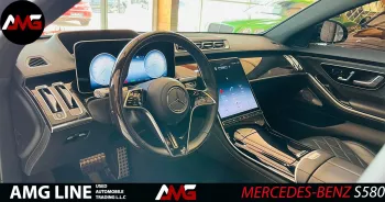 MERCEDES BENZ S580 AMG LINE 2021 MODEL YEAR BLACK COLOR