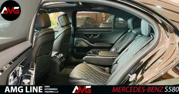 MERCEDES BENZ S580 AMG LINE 2021 MODEL YEAR BLACK COLOR