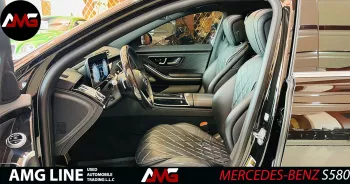 MERCEDES BENZ S580 AMG LINE 2021 MODEL YEAR BLACK COLOR
