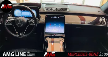 MERCEDES BENZ S580 AMG LINE 2021 MODEL YEAR BLACK COLOR