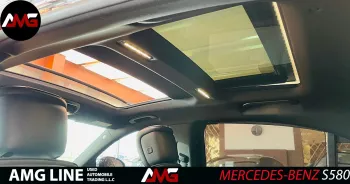 MERCEDES BENZ S580 AMG LINE 2021 MODEL YEAR BLACK COLOR