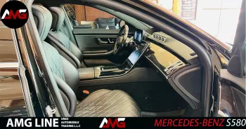 MERCEDES BENZ S580 AMG LINE 2021 MODEL YEAR BLACK COLOR