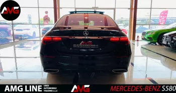 MERCEDES BENZ S580 AMG LINE 2021 MODEL YEAR BLACK COLOR
