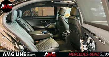 MERCEDES BENZ S580 AMG LINE 2021 MODEL YEAR BLACK COLOR