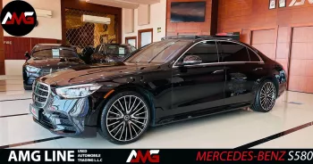 MERCEDES BENZ S580 AMG LINE 2021 MODEL YEAR BLACK COLOR