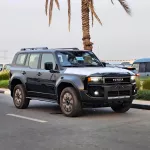 Toyota Prado VX 2.4L Petrol 2024 Model Year Black Color Exterior - Thumbnail 3