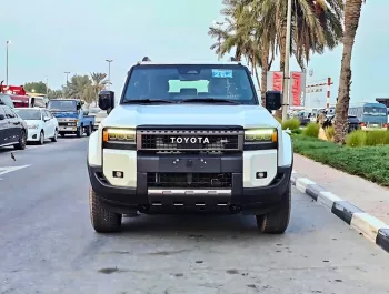 Toyota Prado VX 2.4L Petrol 2024 Model Year White Color Exterior