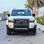 Toyota Prado VX 2.4L Petrol 2024 Model Year White Color Exterior - Thumbnail 1