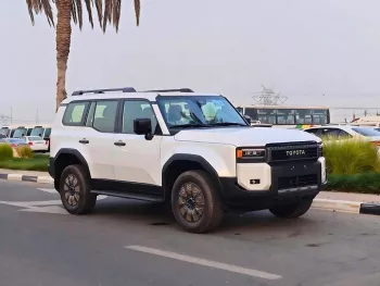 Toyota Prado VX 2.4L Petrol 2024 Model Year White Color Exterior