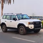 Toyota Prado VX 2.4L Petrol 2024 Model Year White Color Exterior - Thumbnail 2