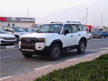 Toyota Prado VX 2.4L Petrol 2024 Model Year White Color Exterior