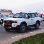 Toyota Prado VX 2.4L Petrol 2024 Model Year White Color Exterior - Thumbnail 3