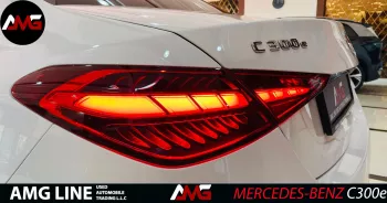 Mercedes-Benz C Class C300e 2023 Model Year White Color